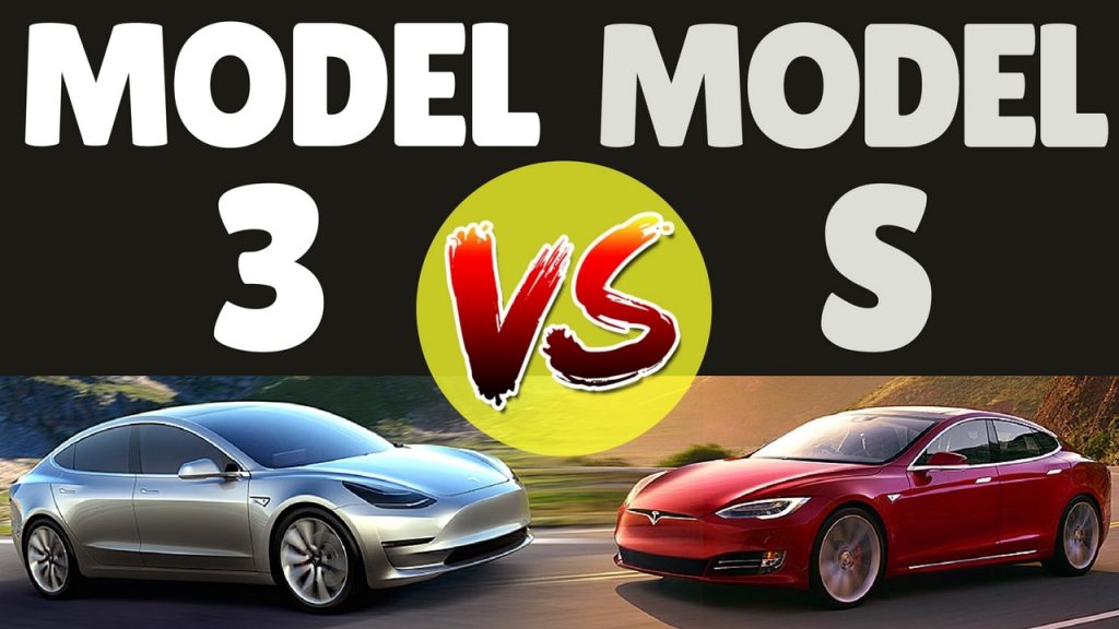 tesla s versus 3