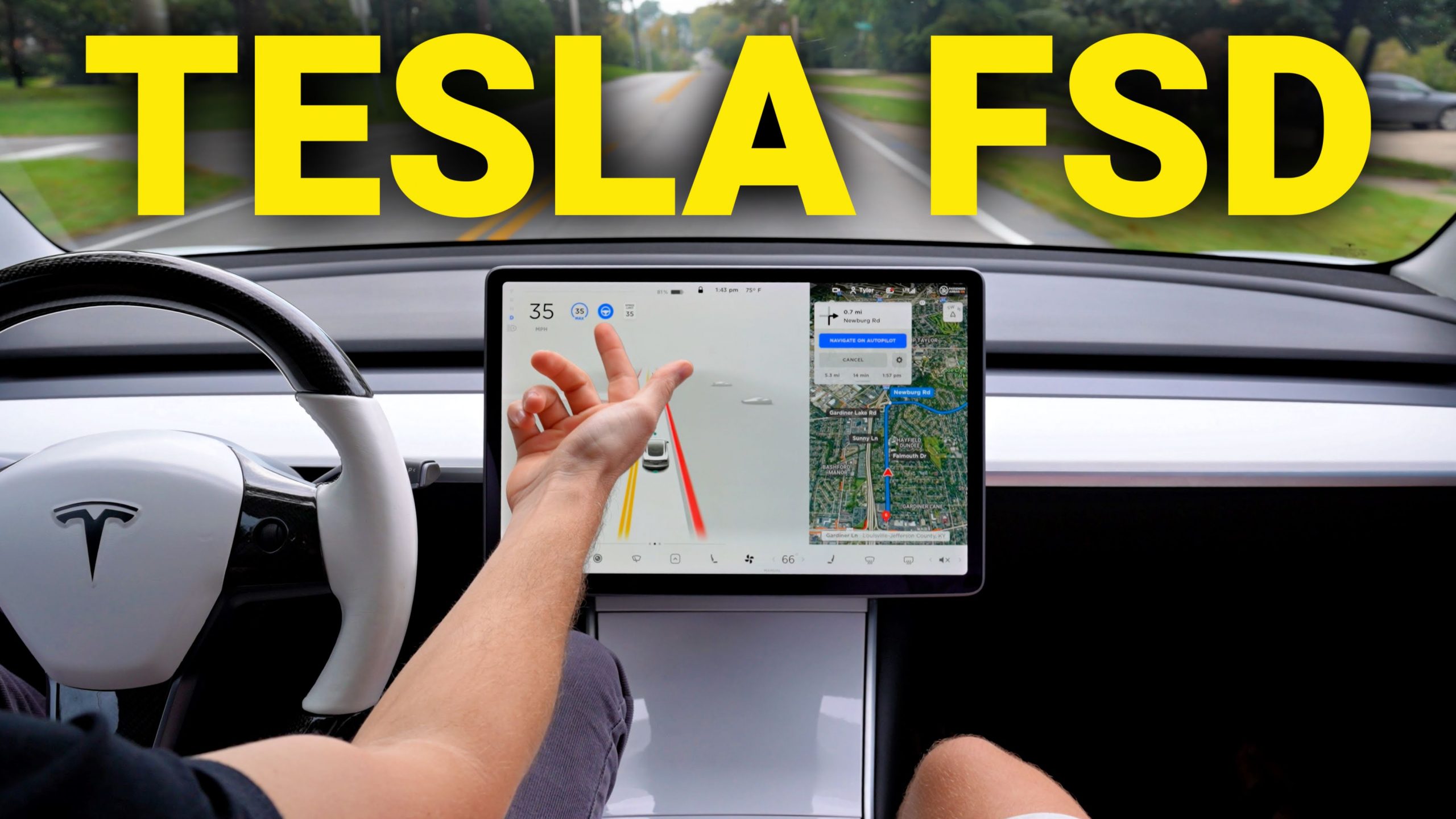 Tesla Full Self-Driving Beta: First Drive Reaction! - My Tech Methods